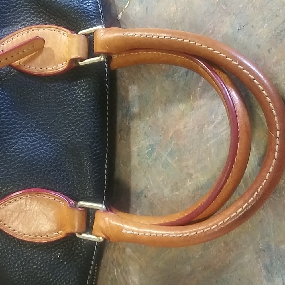 Dooney & Burke Dillen pebbled leather satchel - Picture 5 of 13